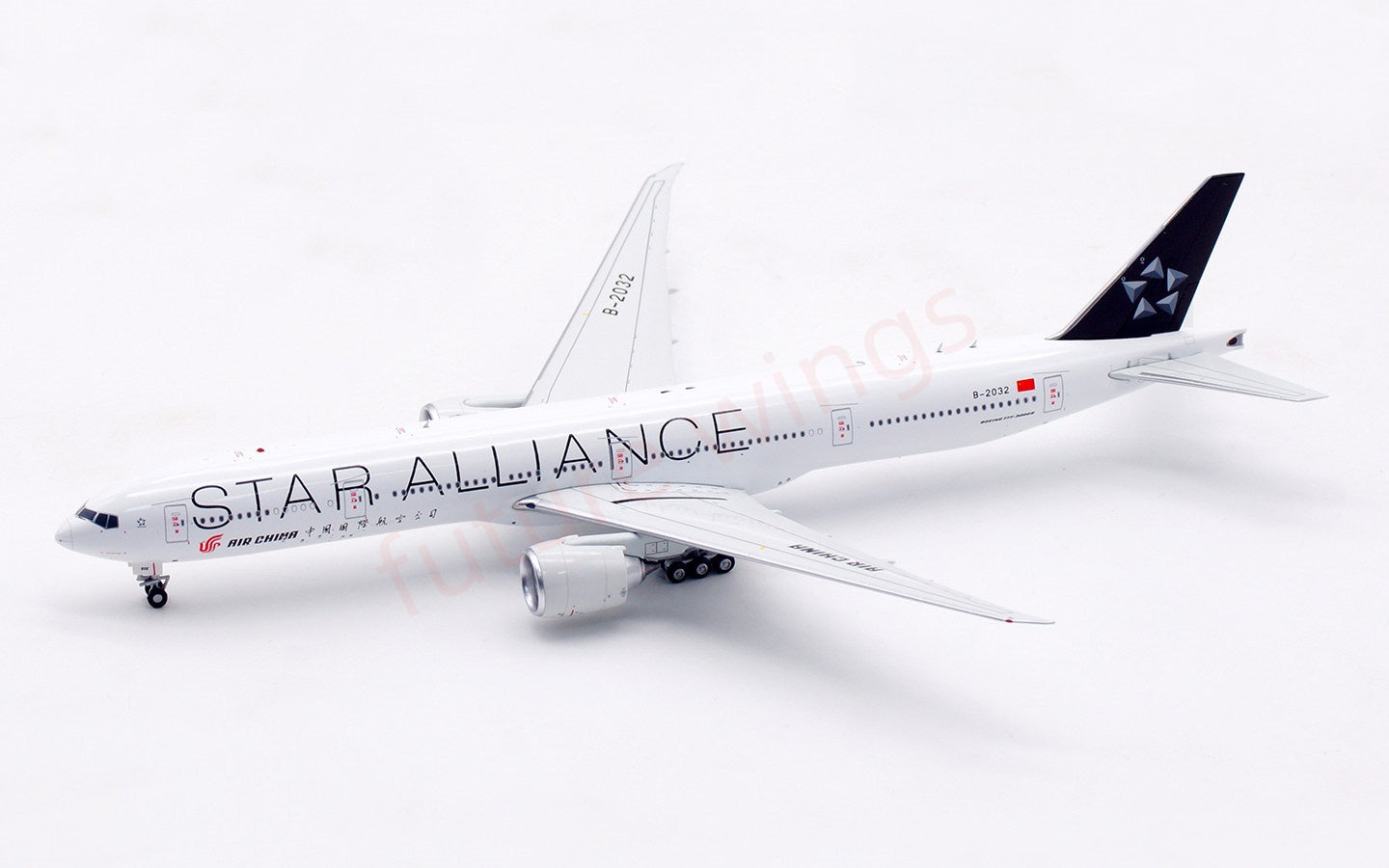 1:400 Aviation400 Air China B777-300ER B-2032 "Star Alliance"Free Tractor+Stand