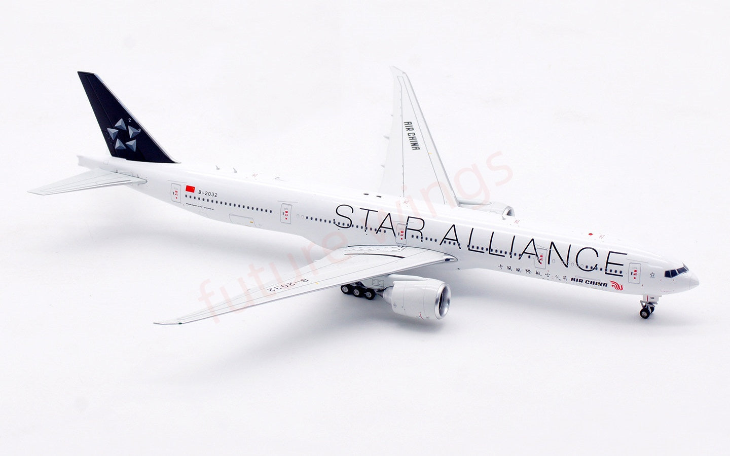 1:400 Aviation400 Air China B777-300ER B-2032 "Star Alliance"Free Tractor+Stand