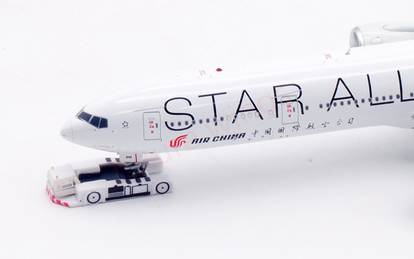 1:400 Aviation400 Air China B777-300ER B-2032 "Star Alliance"Free Tractor+Stand
