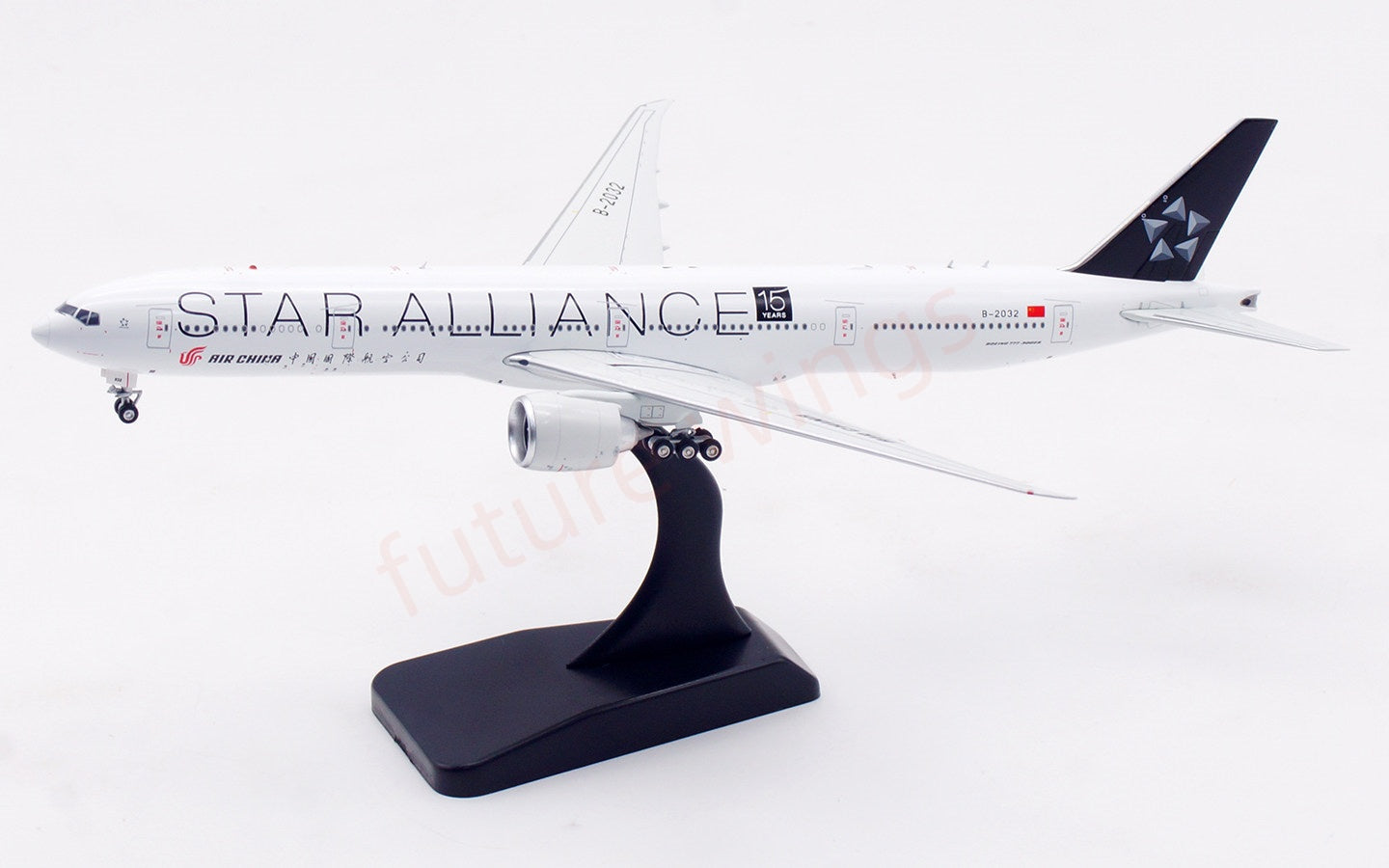 1:400 Aviation400 Air China B777-300ER B-2032 "15Years"Free Tractor+Stand
