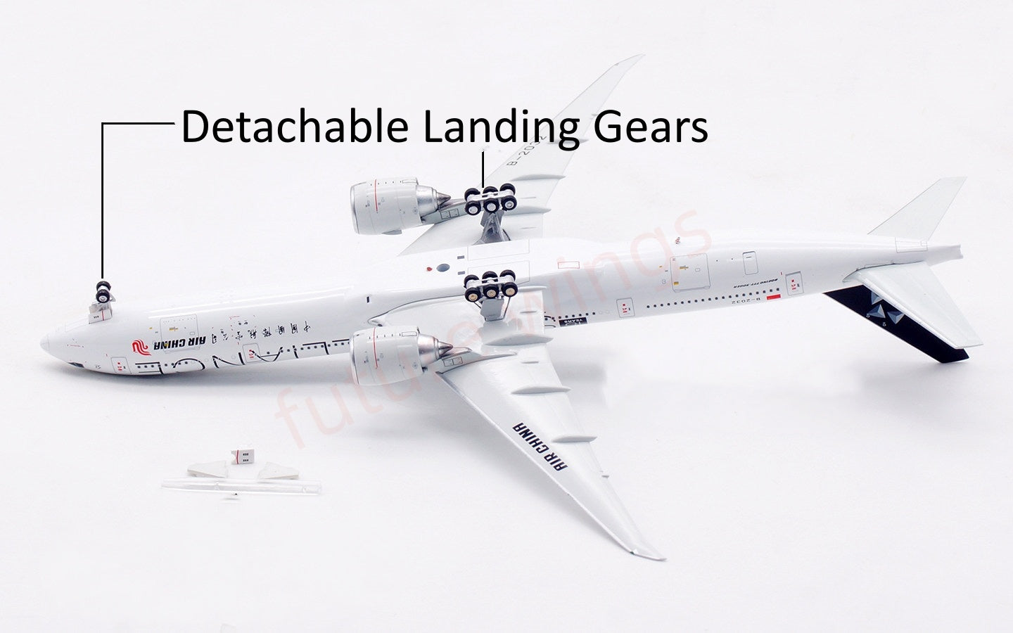 1:400 Aviation400 Air China B777-300ER B-2032 "15Years"Free Tractor+Stand