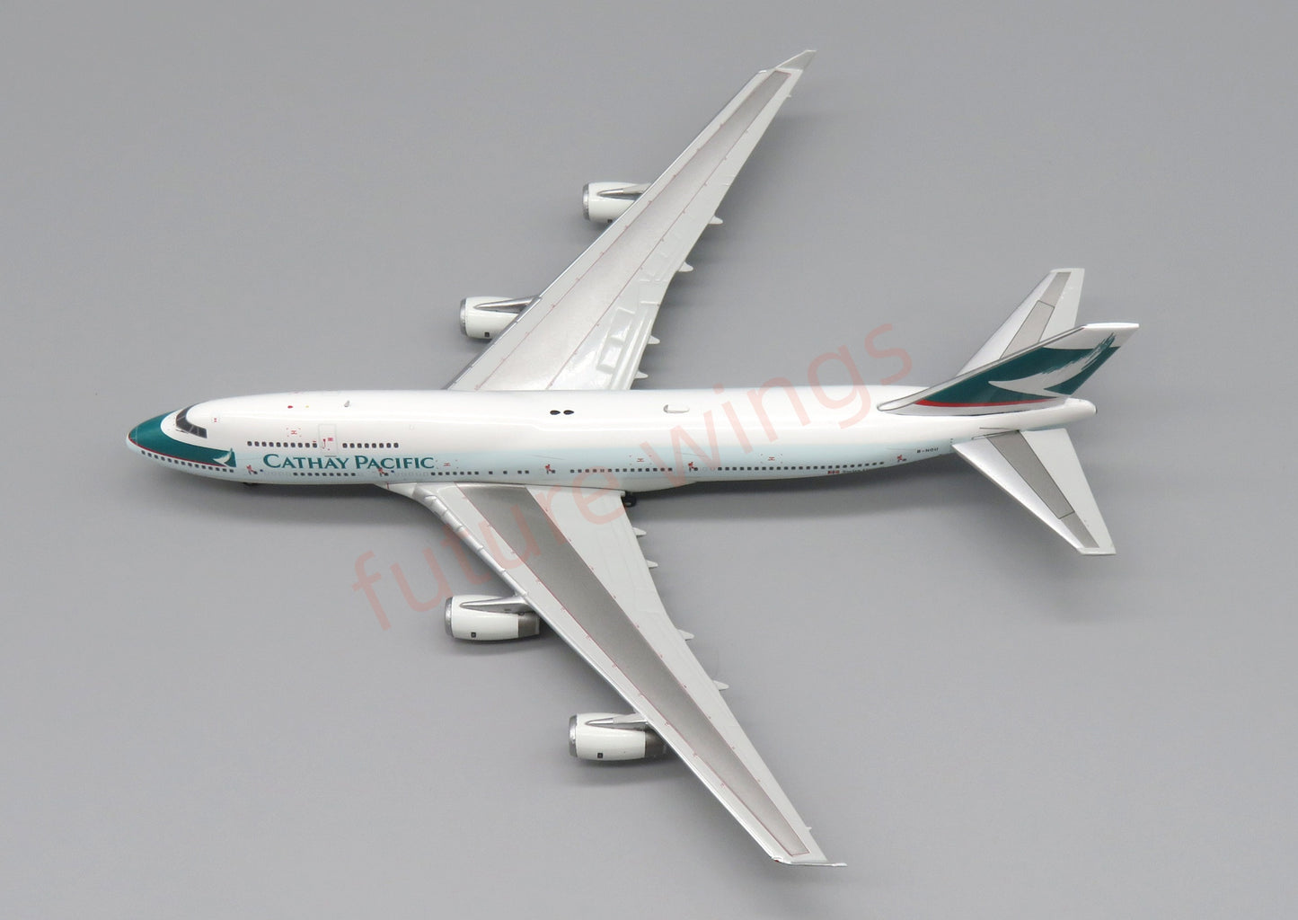 1:400 Apollo Cathay Pacific B747-400 B-HOU Aircraft Model+Free Tractor