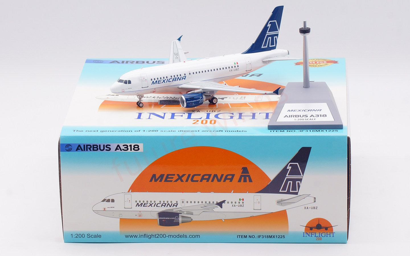 1:200 InFlight200 Mexicana A318 XA-UBZ Diecast Aircraft Model