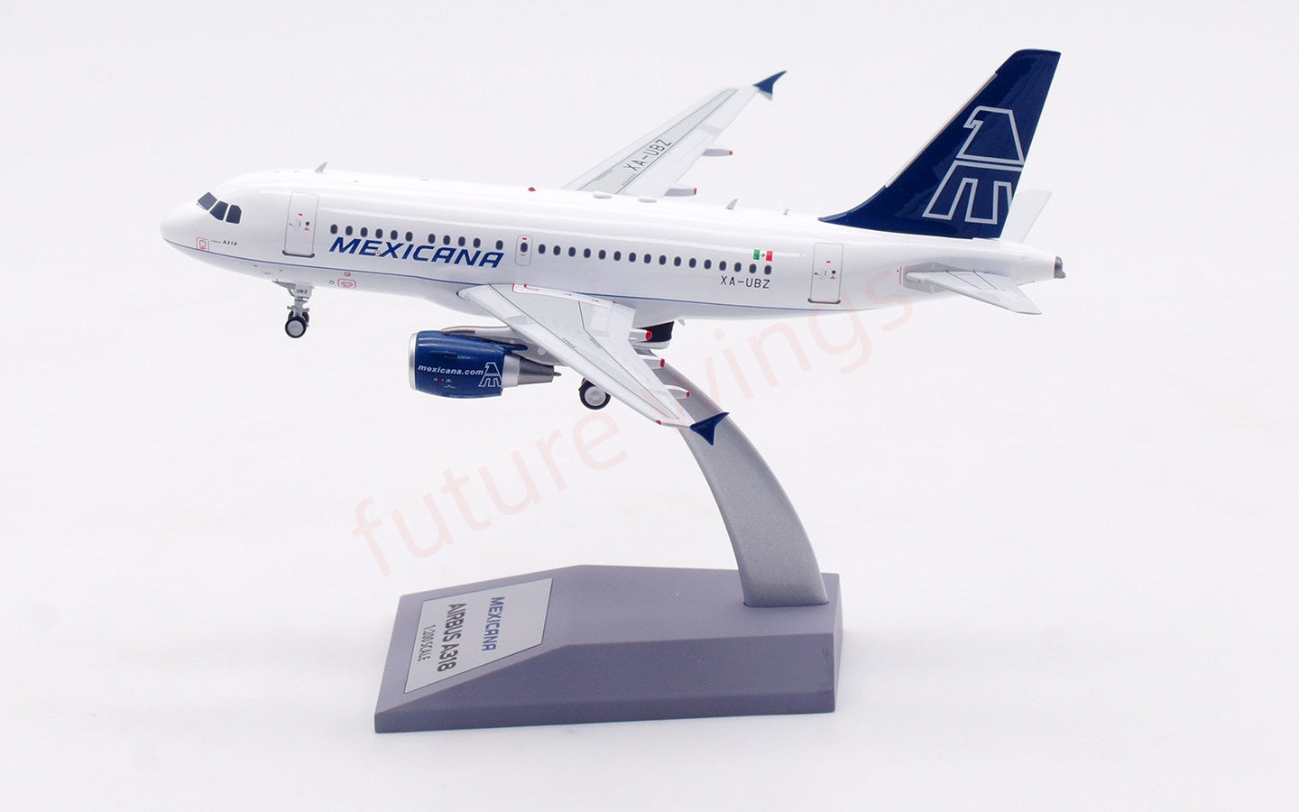 1:200 InFlight200 Mexicana A318 XA-UBZ Diecast Aircraft Model
