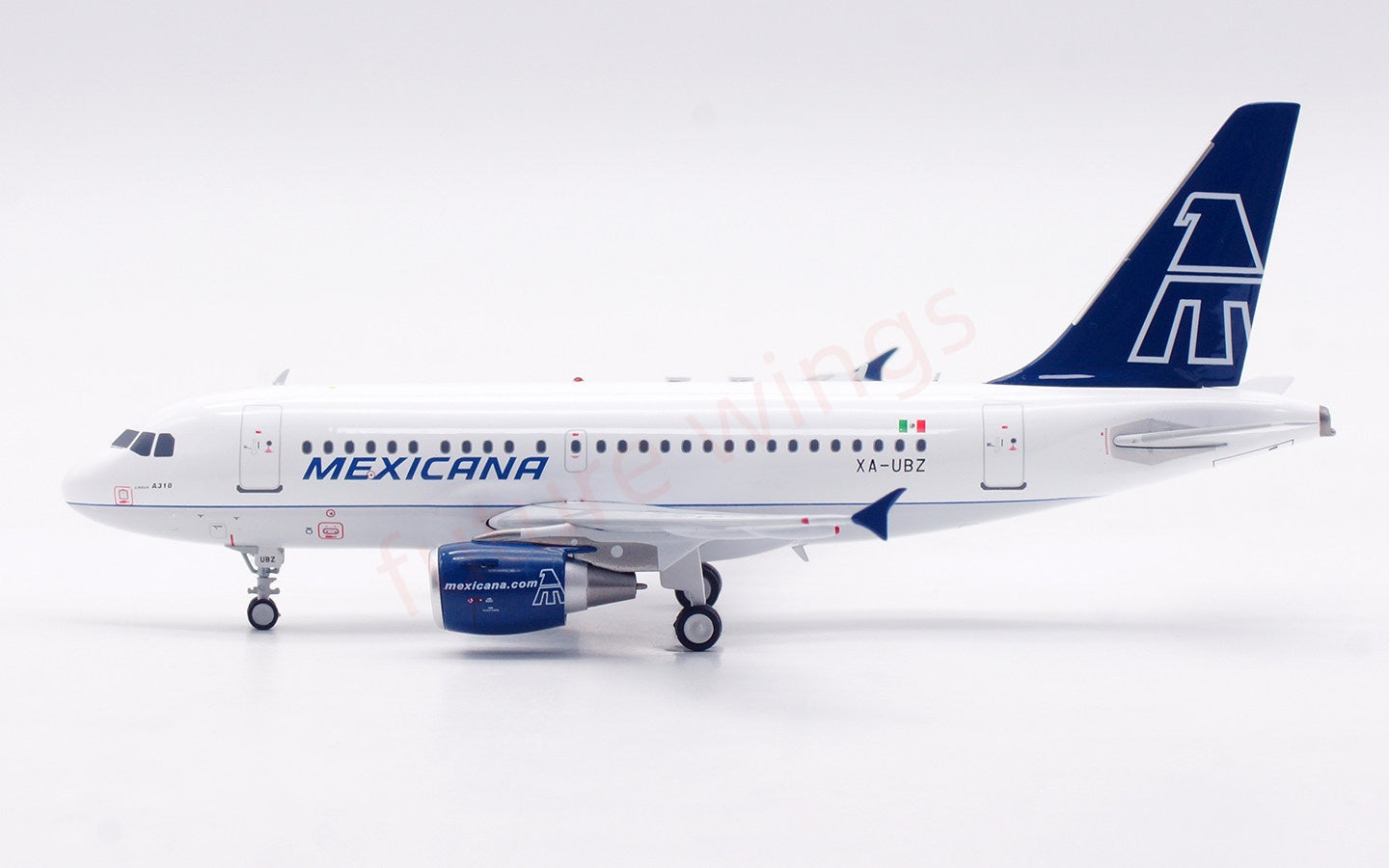 1:200 InFlight200 Mexicana A318 XA-UBZ Diecast Aircraft Model