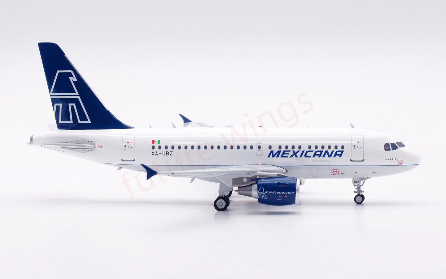 1:200 InFlight200 Mexicana A318 XA-UBZ Diecast Aircraft Model