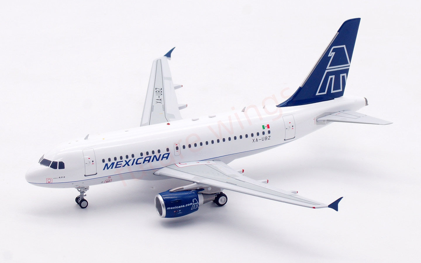 1:200 InFlight200 Mexicana A318 XA-UBZ Diecast Aircraft Model