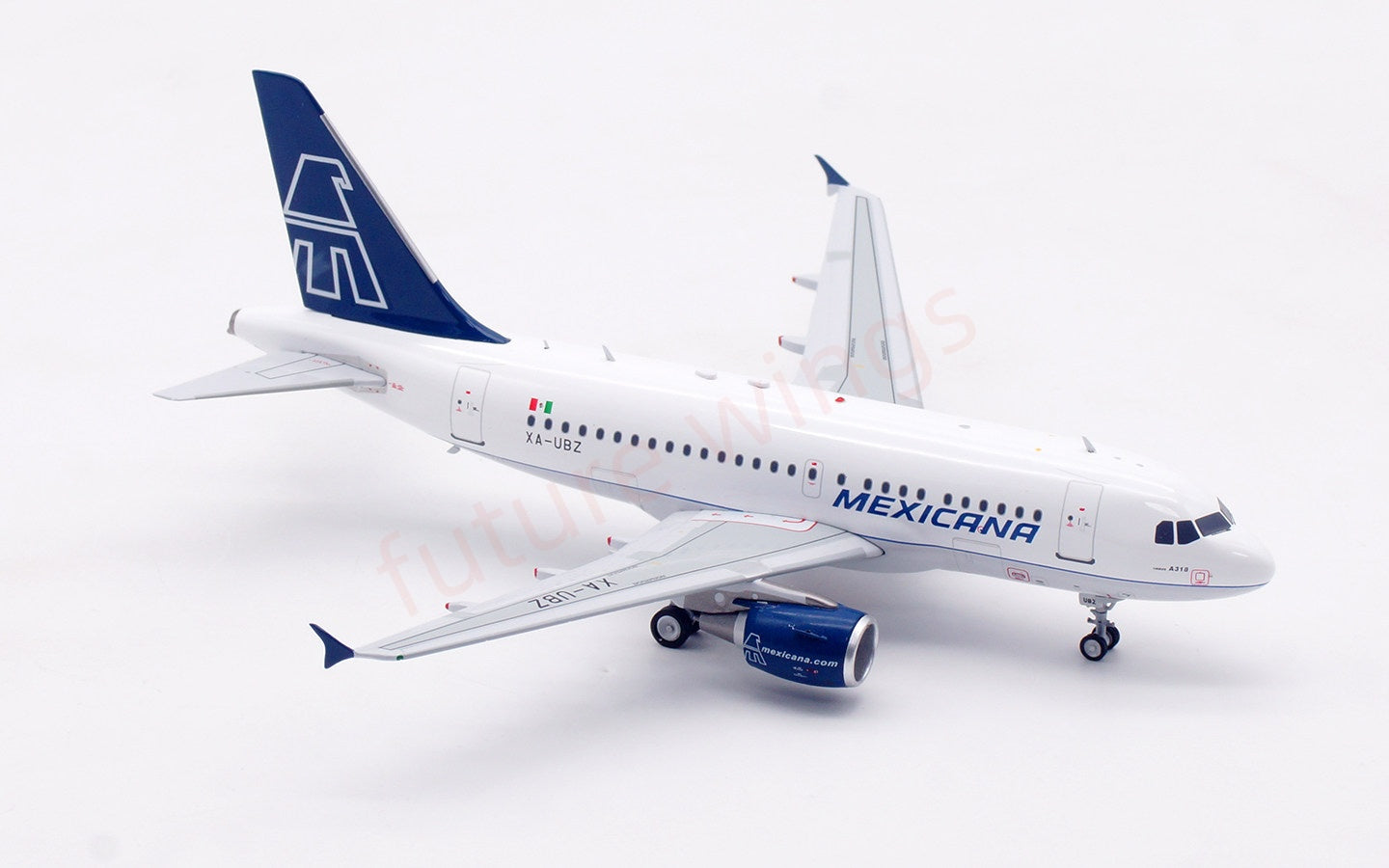 1:200 InFlight200 Mexicana A318 XA-UBZ Diecast Aircraft Model