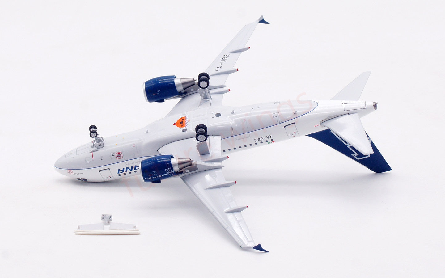 1:200 InFlight200 Mexicana A318 XA-UBZ Diecast Aircraft Model