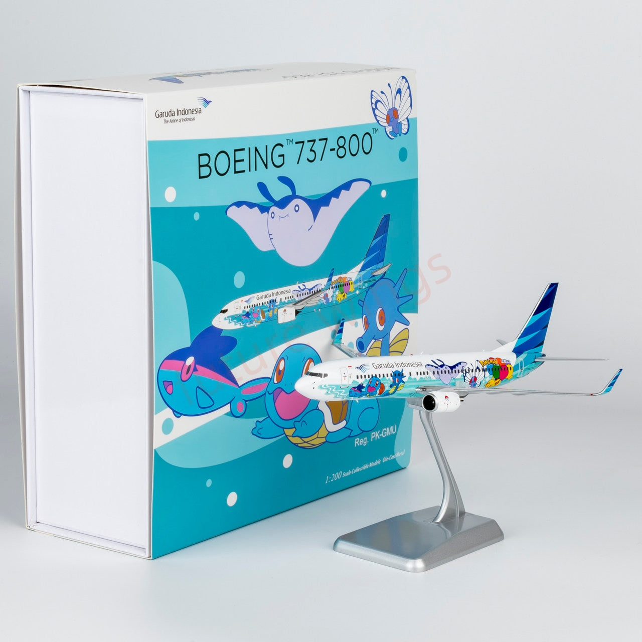 1:200 NG Models NG08012 Garuda Indonesia B37-800 PK-GMU Aircraft Model