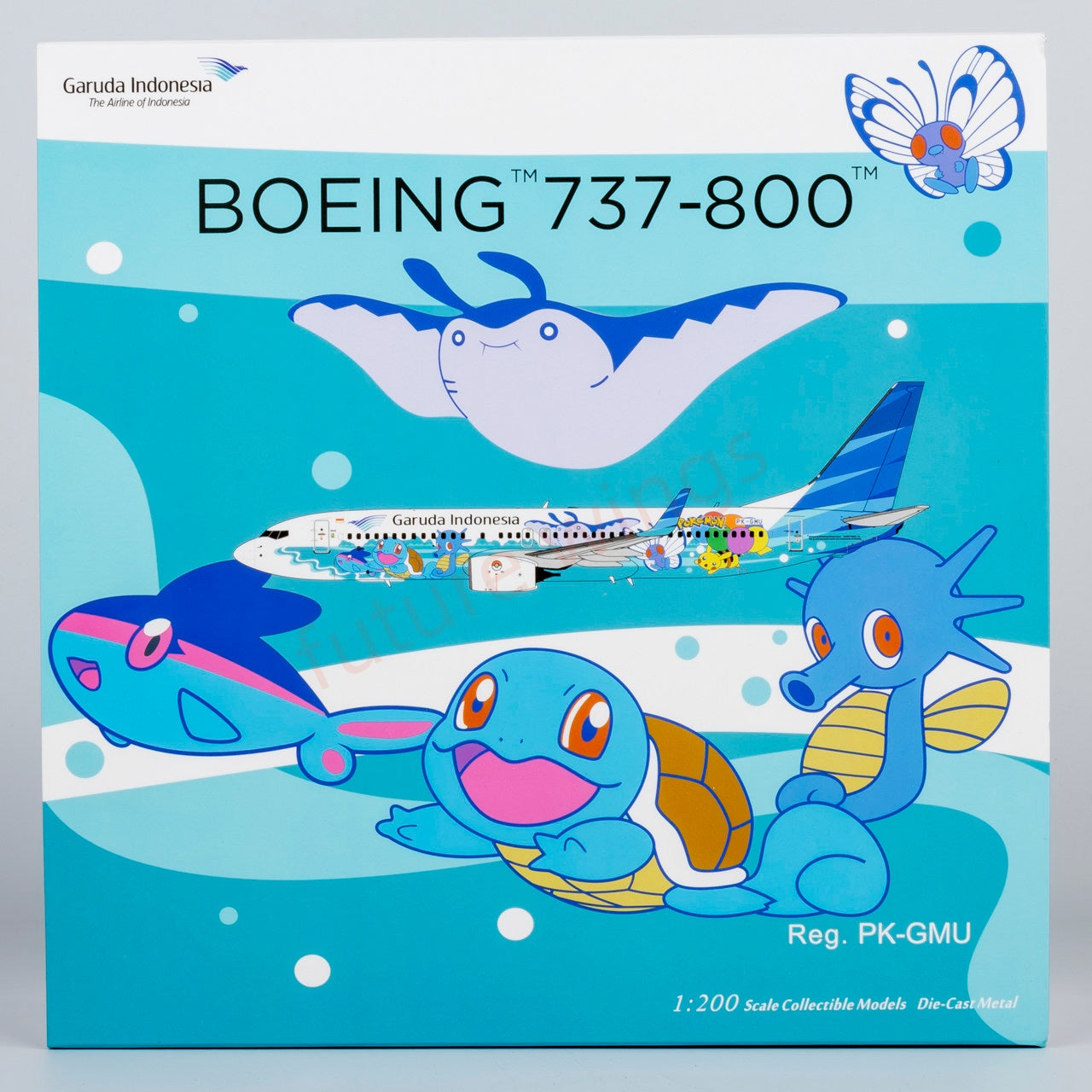 1:200 NG Models NG08012 Garuda Indonesia B37-800 PK-GMU Aircraft Model