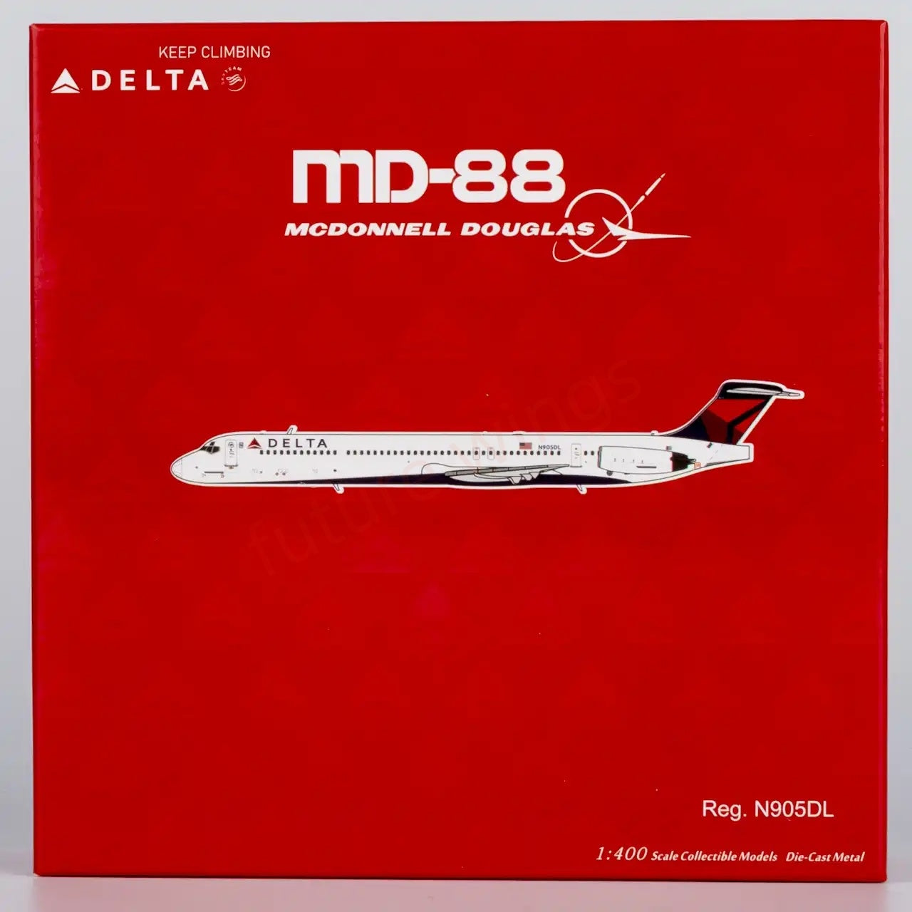 1:400 NG Models NG83013 Delta Airlines McDonnell Douglas MD-88 N905DL+Free Tractor