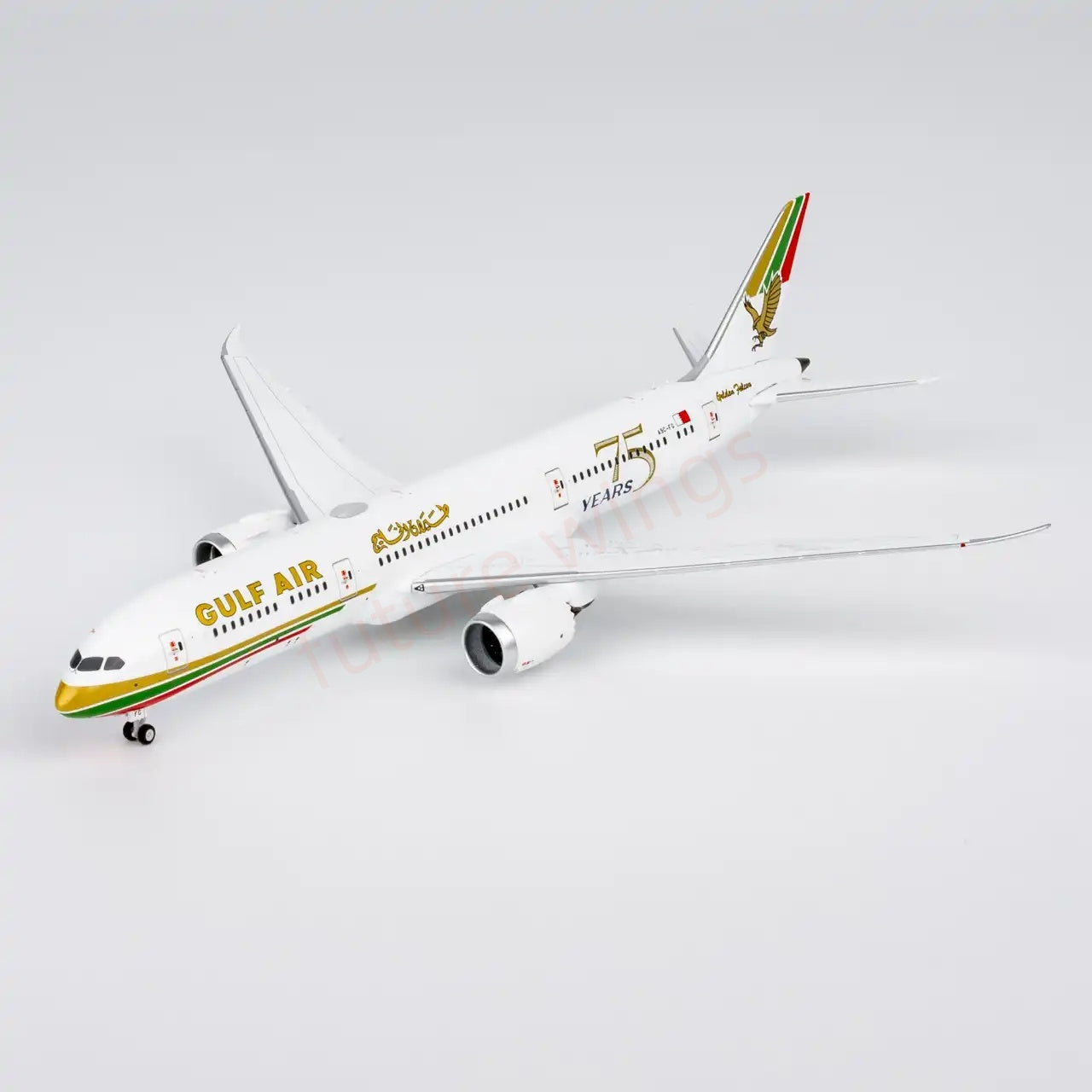 1:400 NG Models NG55156 Gulf Air B787-9 A9C-FG "75years"Aircraft Model+Free Tractor