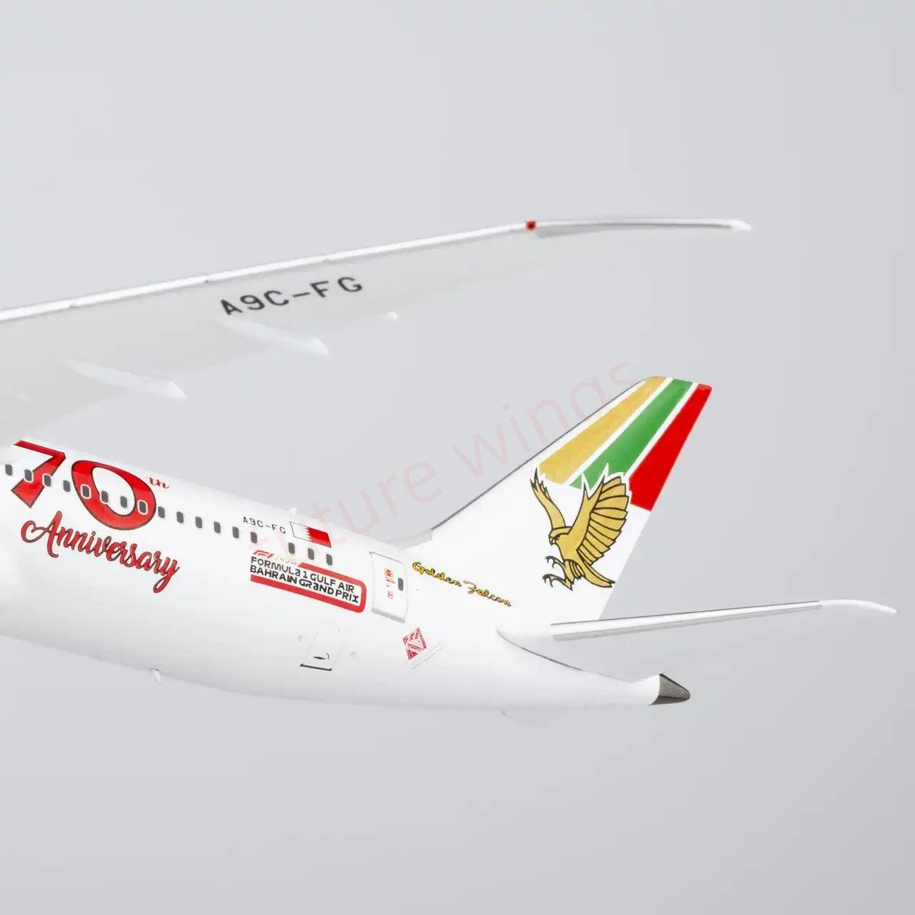 1:400 NG Models NG55157 Gulf Air B787-9 A9C-FG "70th" Aircraft Model+Free Tractor