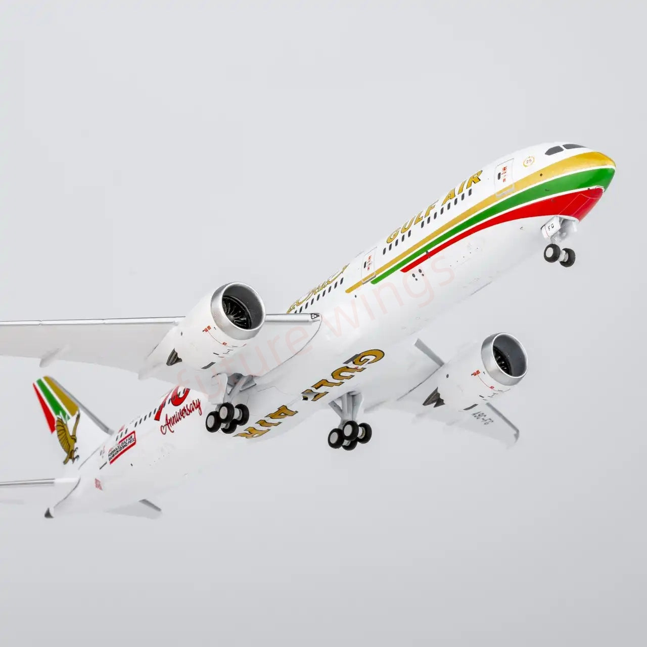 1:400 NG Models NG55157 Gulf Air B787-9 A9C-FG "70th" Aircraft Model+Free Tractor