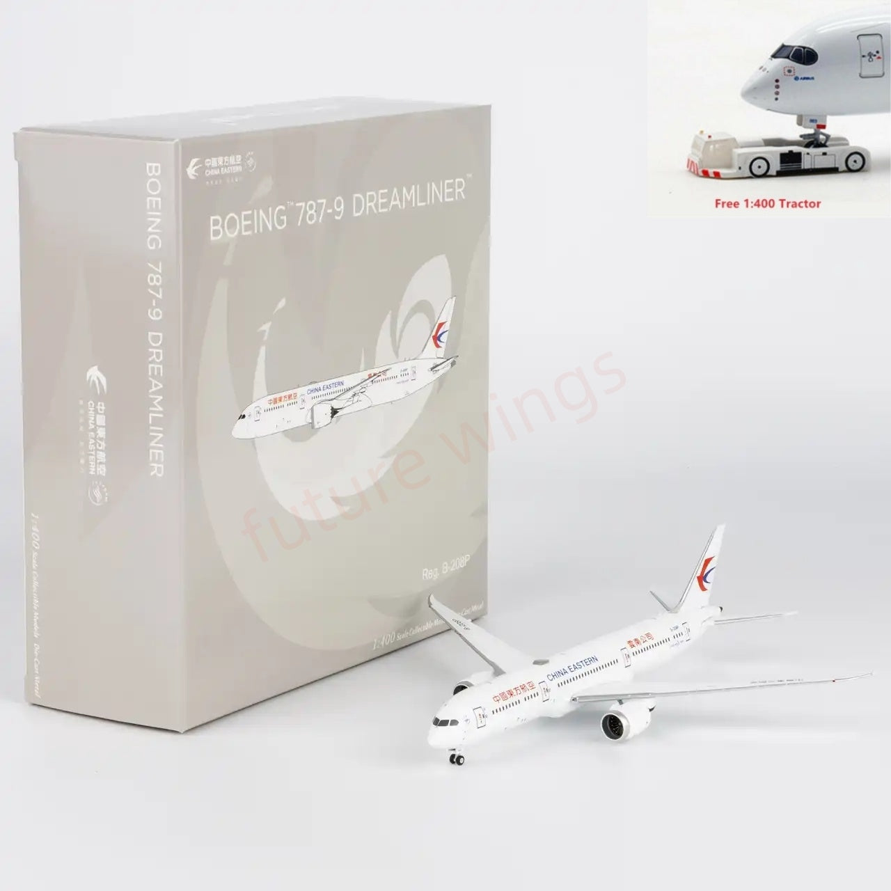 1:400 NG Models NG55139 China Eastern Airlines B787-9 B-208P+Free Tractor