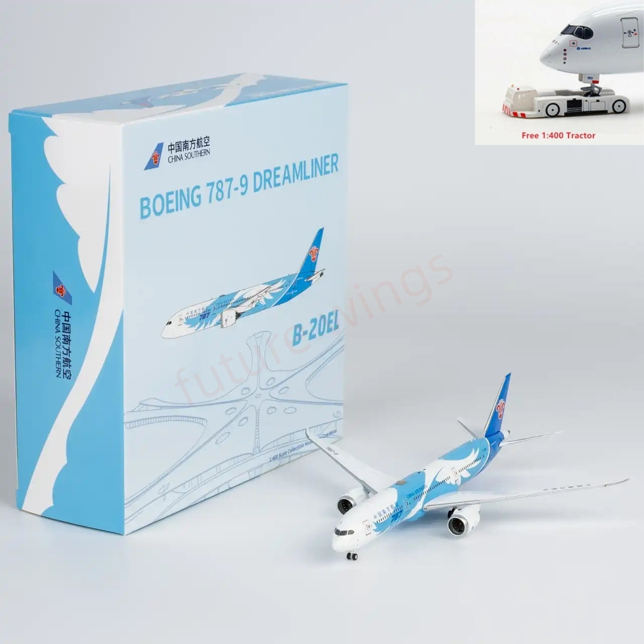 1:400 NG Models NG24179 China Southern Airlines B787-9 B-20EL+Free Tractor