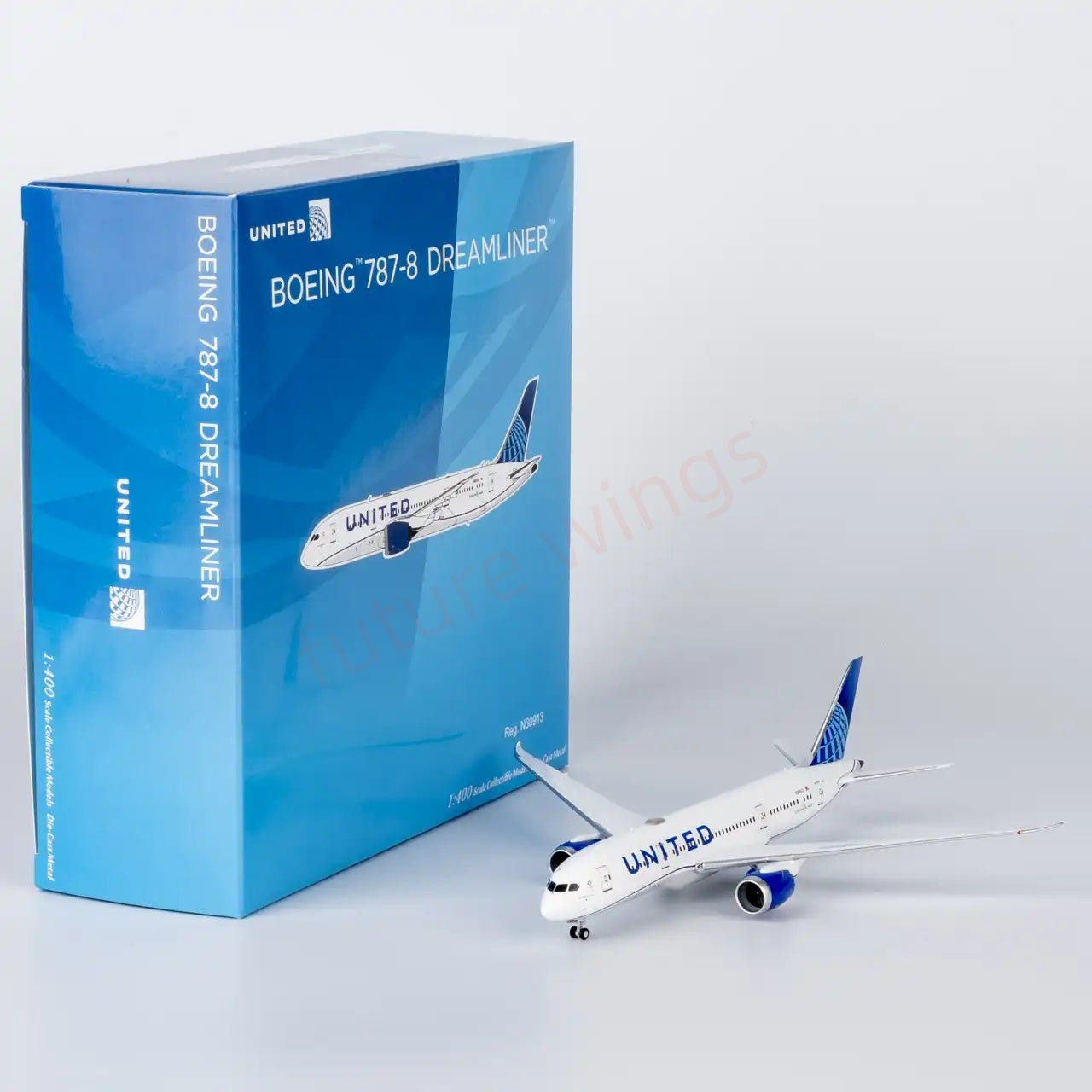 1:400 NG Models NG59033 United Airlines B787-8 N30913 Aircraft Model+FreeTractor