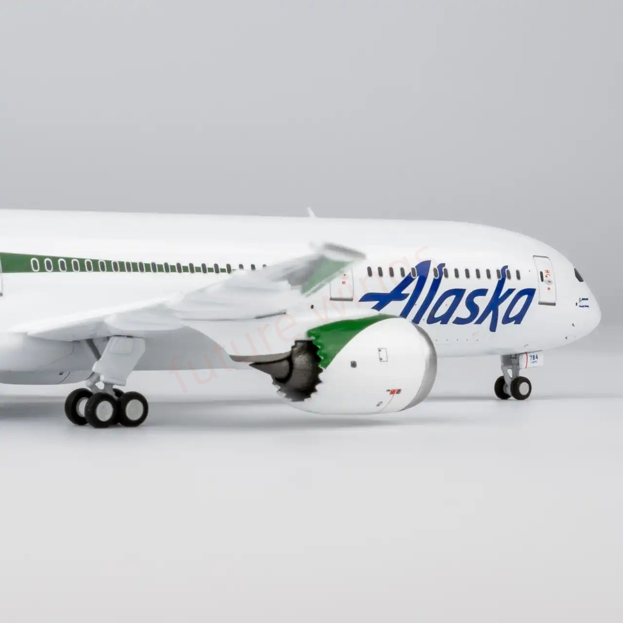 1:400 NG Models NG55162 Alaska Airlines B787-9 N784HA Aircraft Model+FreeTractor