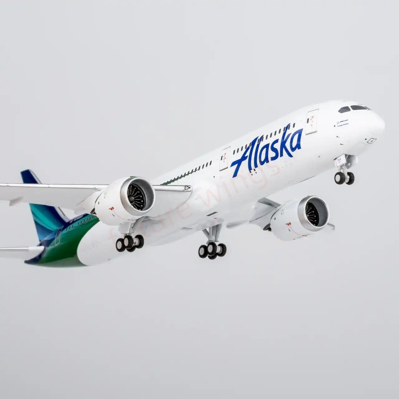 1:400 NG Models NG55162 Alaska Airlines B787-9 N784HA Aircraft Model+FreeTractor