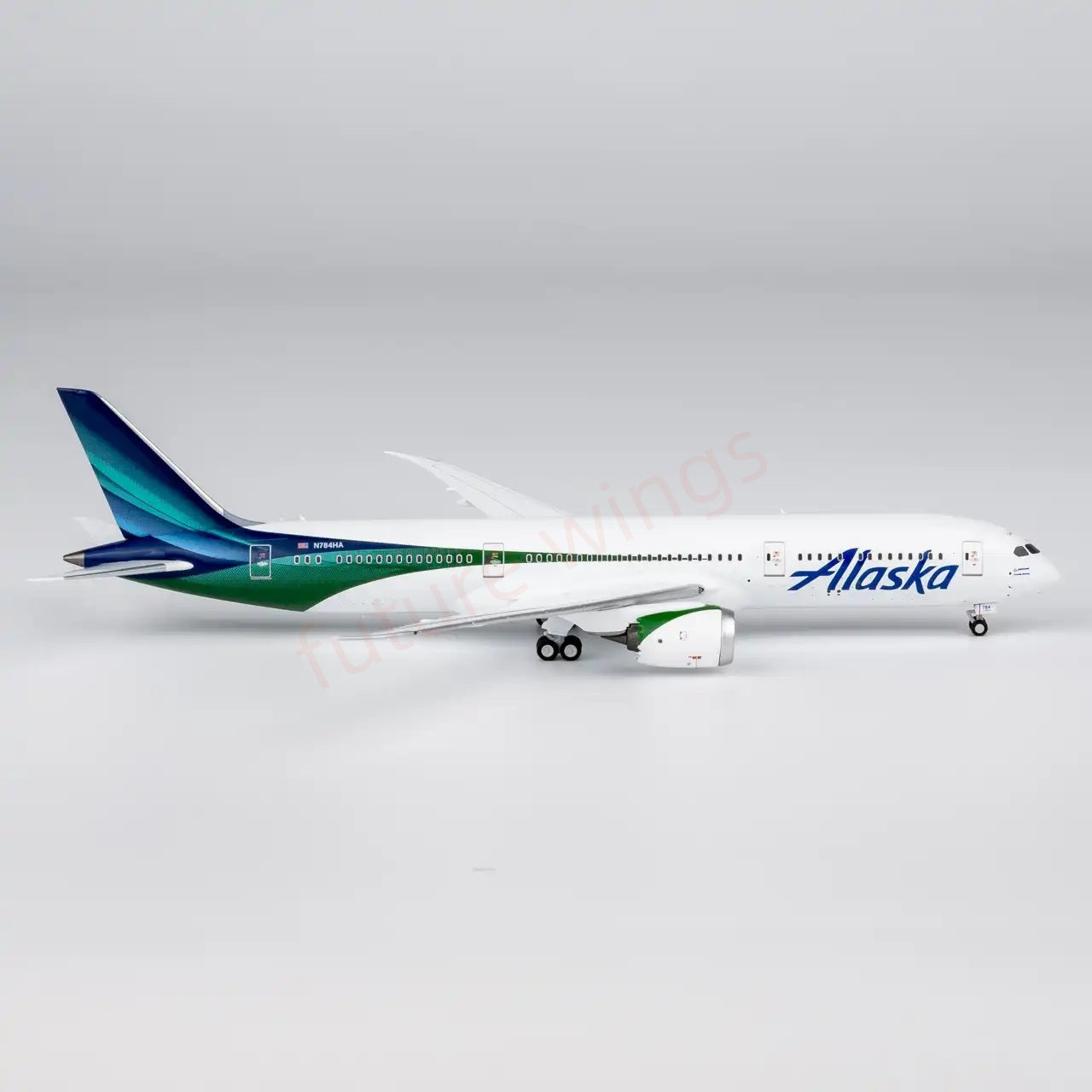 1:400 NG Models NG55162 Alaska Airlines B787-9 N784HA Aircraft Model+FreeTractor