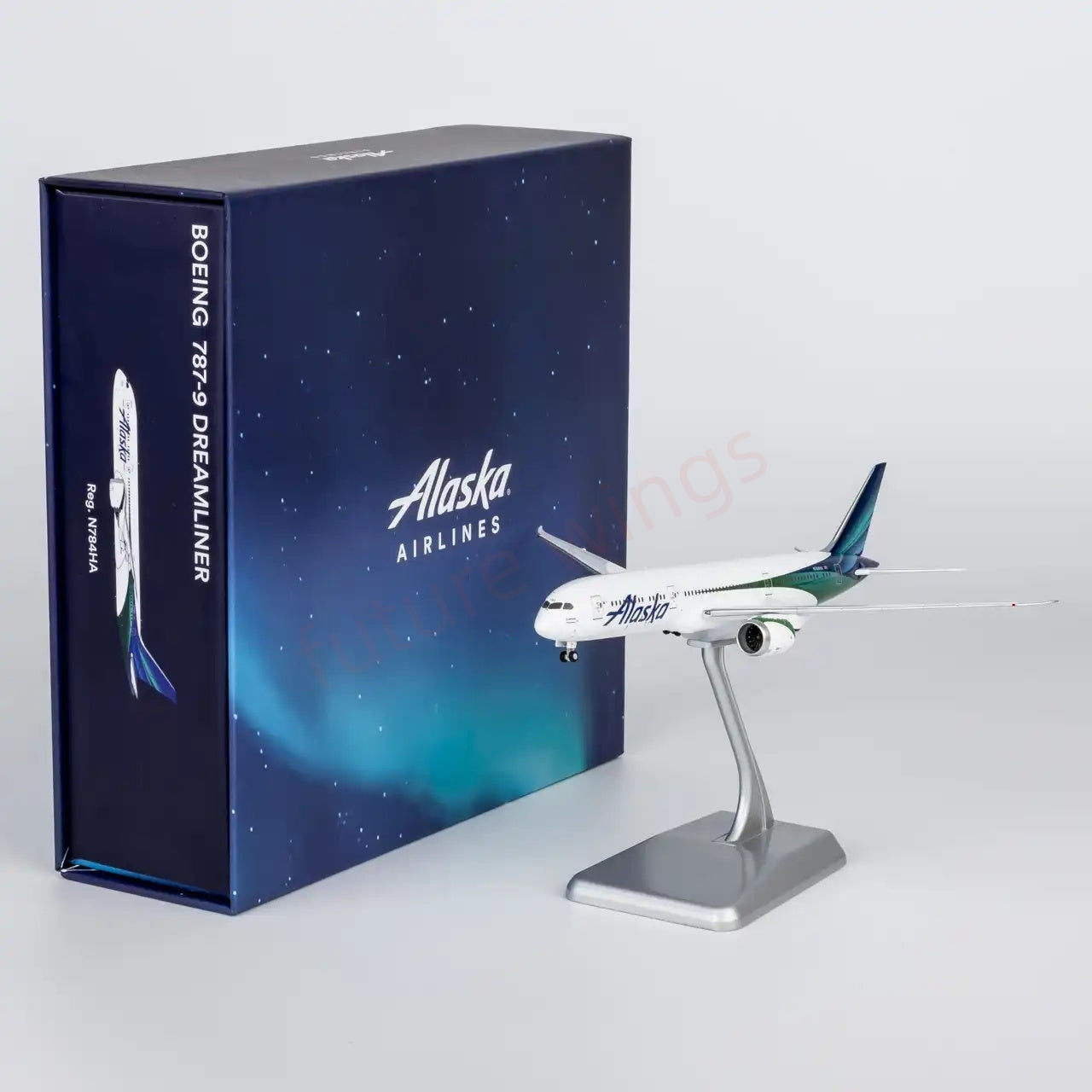 1:400 NG Models NG55161 Alaska Airlines B787-9 N784HA  "Luxury Package"Aircraft Model+FreeTractor