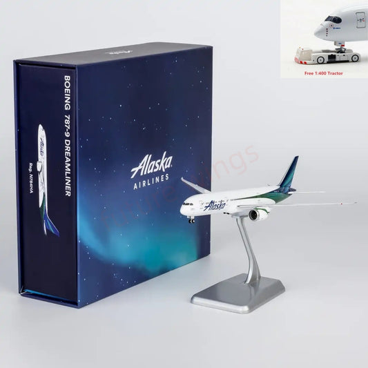 1:400 NG Models NG55161 Alaska Airlines B787-9 N784HA  "Luxury Package"Aircraft Model+FreeTractor