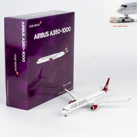 1:400 NG Models NG57033 Virgin Atlantic A350-1000 G-VRNB+Free Tractor