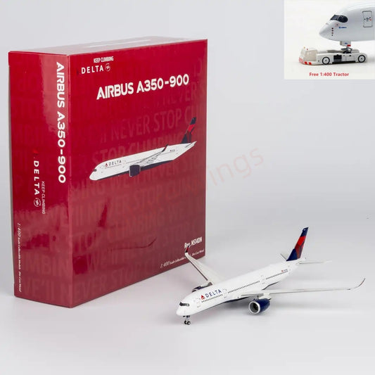 1:400 NG Models NG39117 Delta Airlines A350-900 N514DN Aircraft Model+ Free Tractor