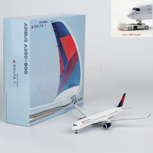 1:400 NG Models NG39118 Delta Airlines A350-900 N501DN Aircraft Model+ Free Tractor