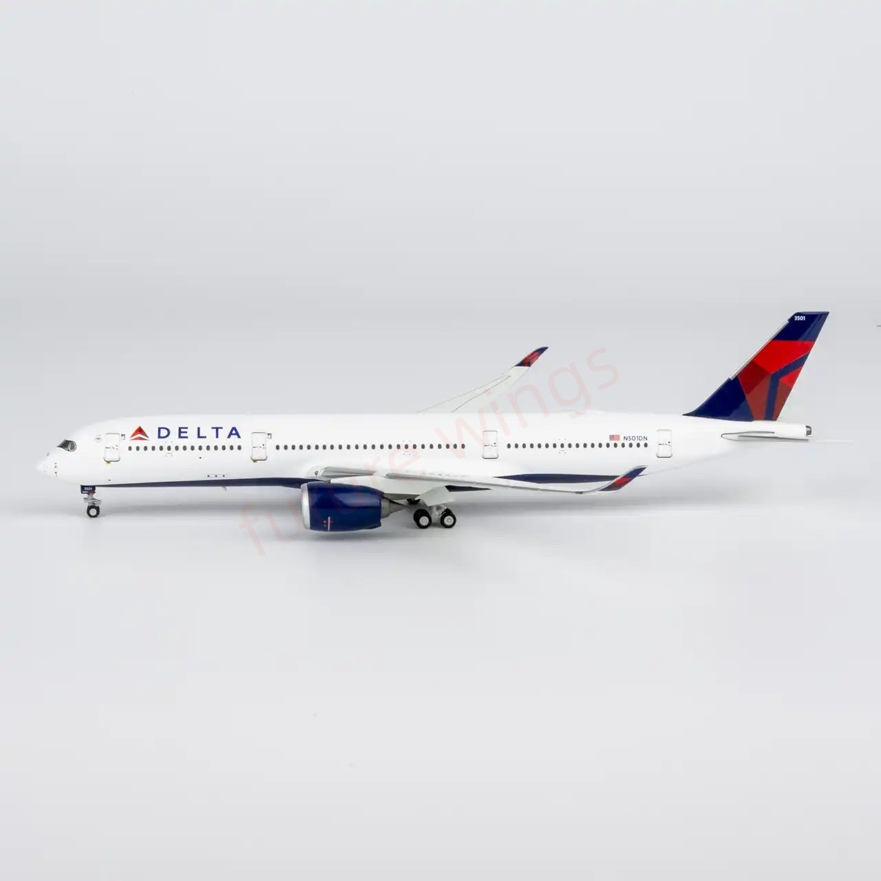 1:400 NG Models NG39118 Delta Airlines A350-900 N501DN Aircraft Model+ Free Tractor