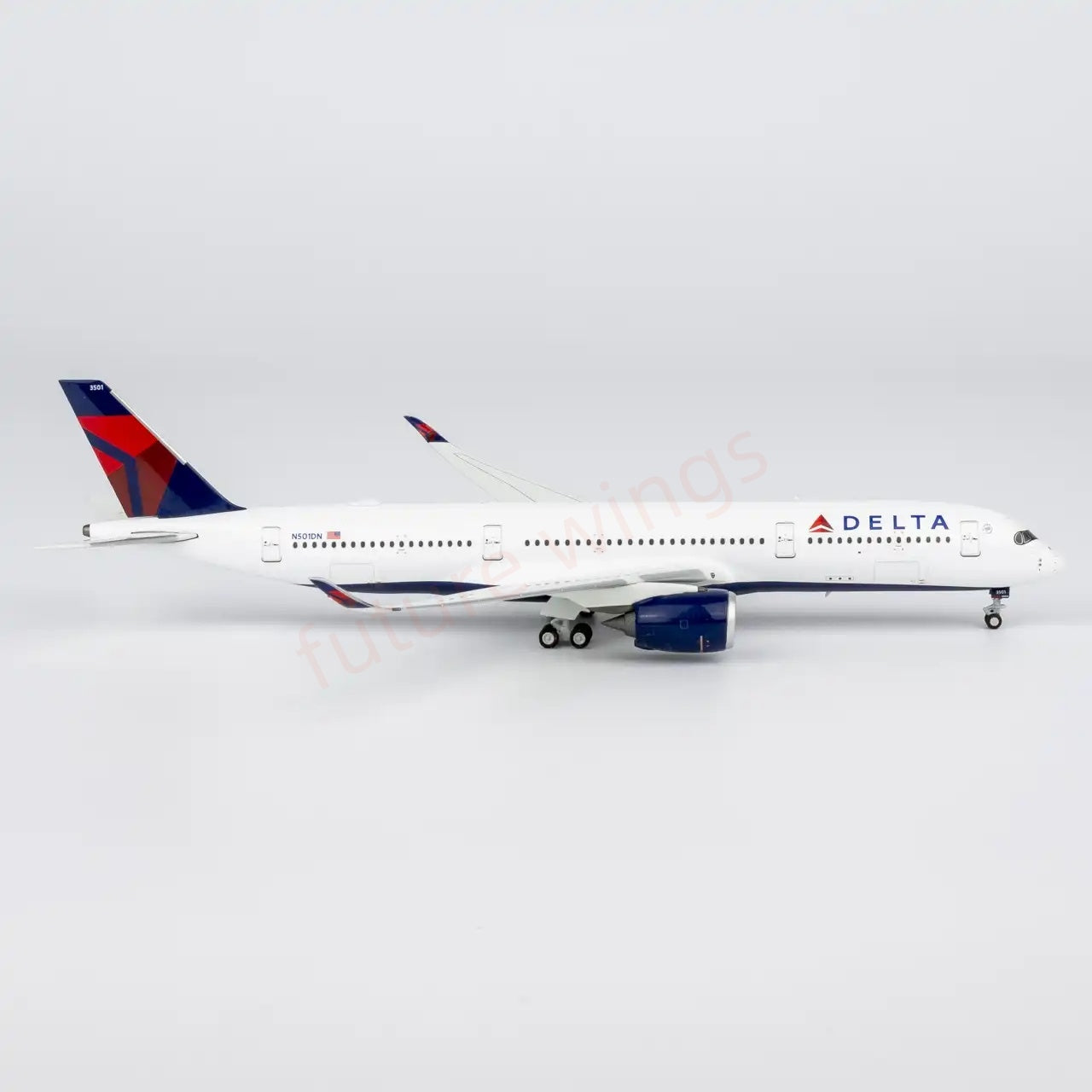 1:400 NG Models NG39118 Delta Airlines A350-900 N501DN Aircraft Model+ Free Tractor