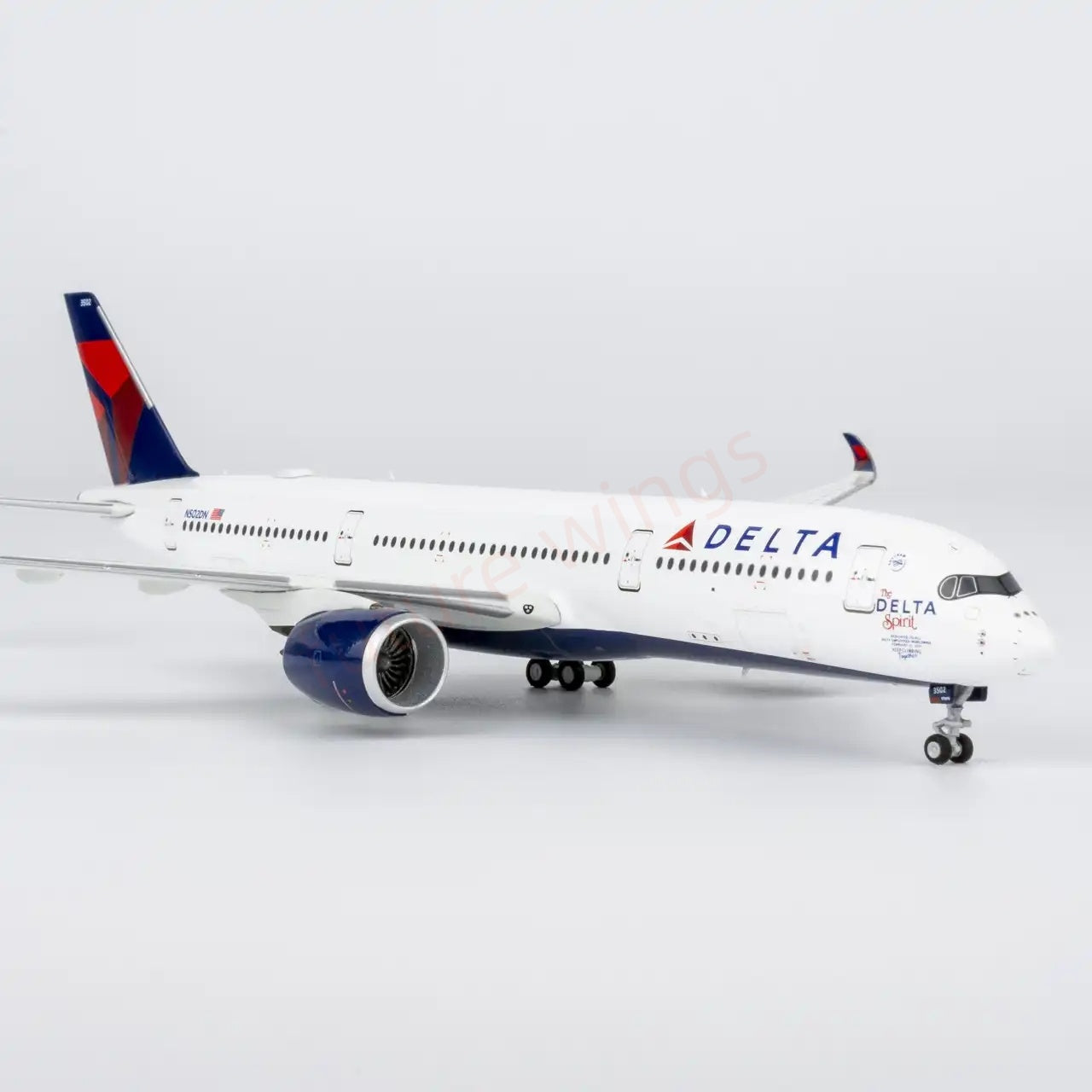 1:400 NG Models NG39119 Delta Airlines A350-900 N502DN Aircraft Model+ Free Tractor
