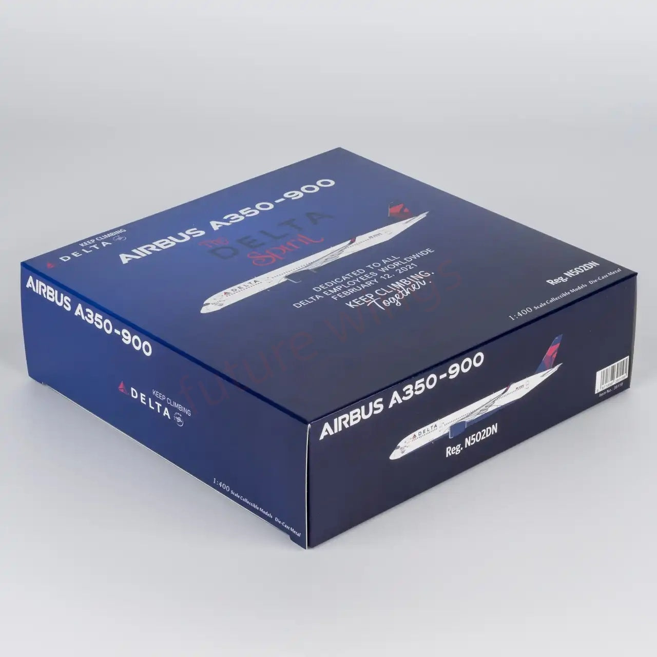 1:400 NG Models NG39119 Delta Airlines A350-900 N502DN Aircraft Model+ Free Tractor