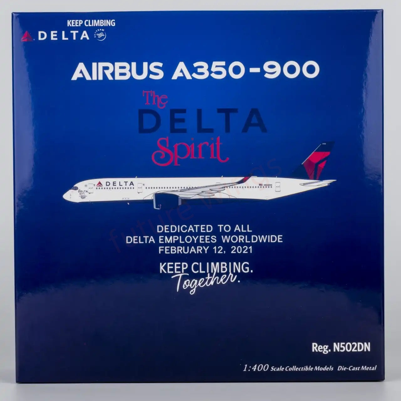 1:400 NG Models NG39119 Delta Airlines A350-900 N502DN Aircraft Model+ Free Tractor
