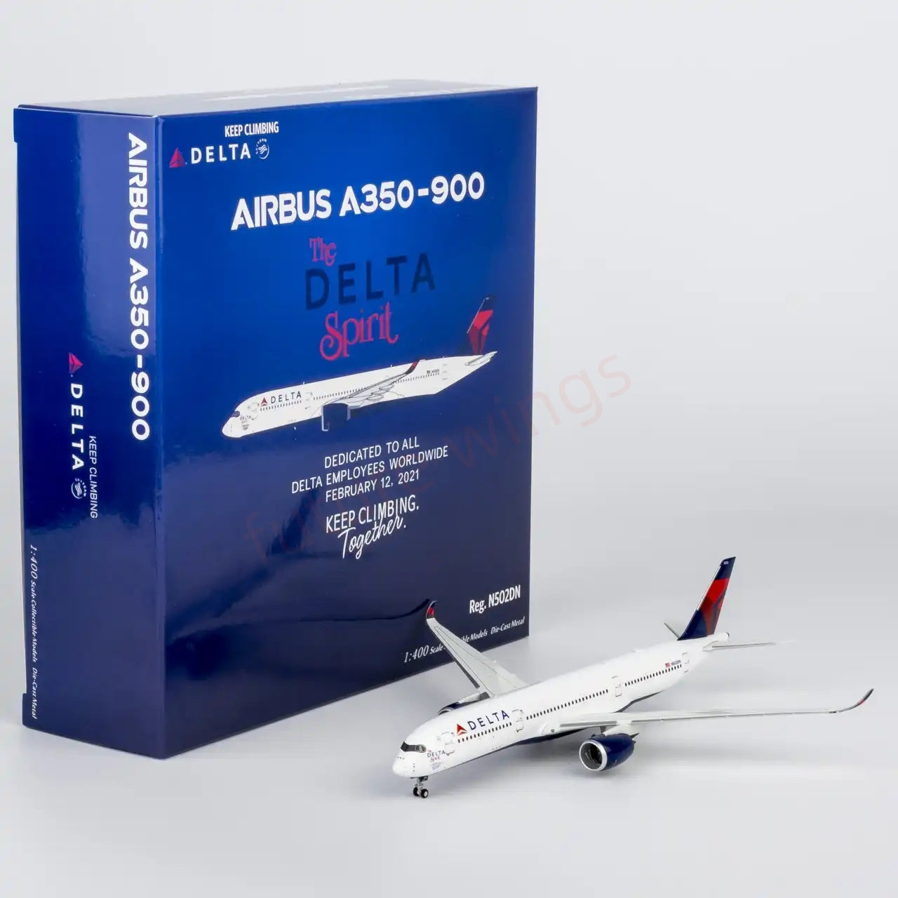 1:400 NG Models NG39119 Delta Airlines A350-900 N502DN Aircraft Model+ Free Tractor