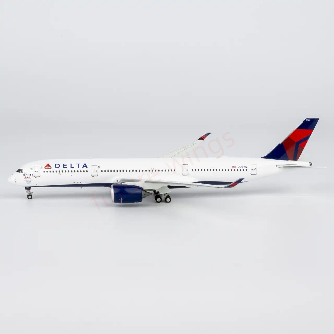1:400 NG Models NG39119 Delta Airlines A350-900 N502DN Aircraft Model+ Free Tractor