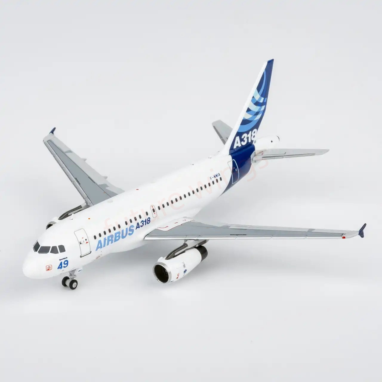 1:400 NG Models NG48033 Airbus A318-100 F-WWIA "No.49"Aircraft Model+Free Tractor
