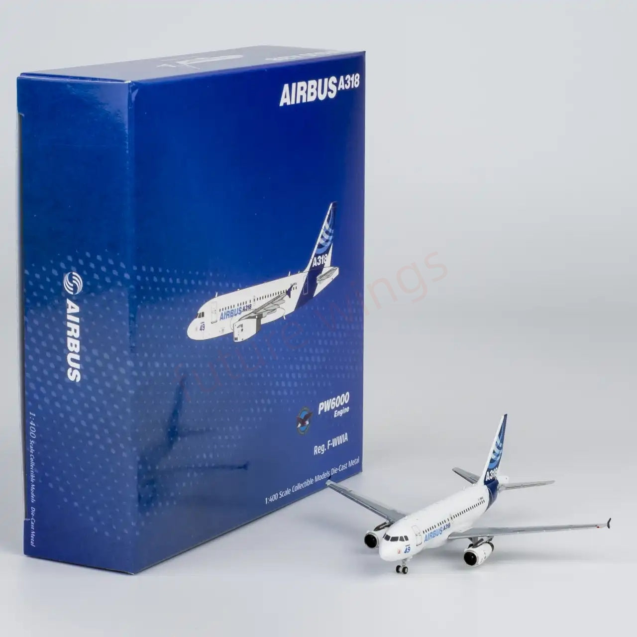1:400 NG Models NG48033 Airbus A318-100 F-WWIA "No.49"Aircraft Model+Free Tractor