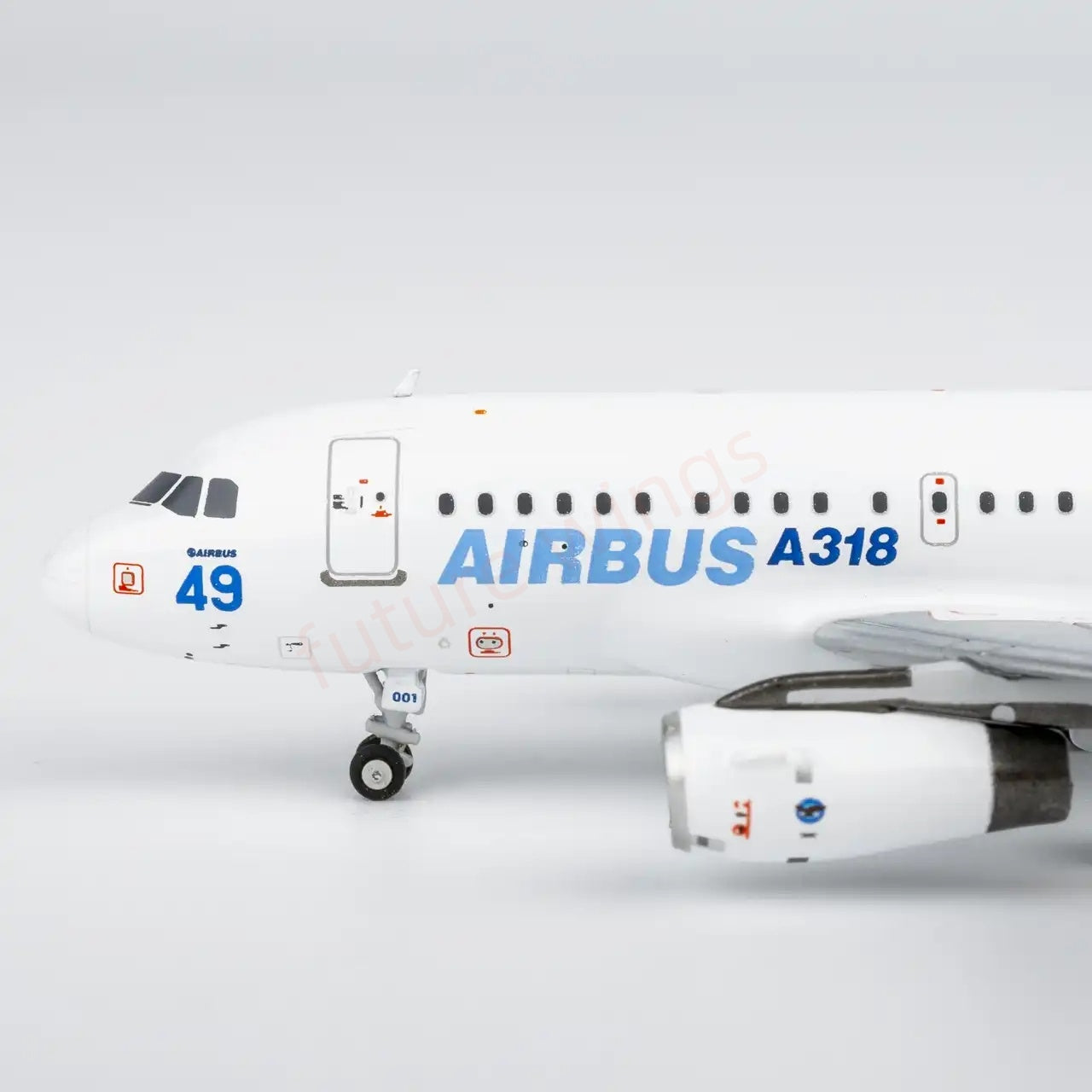 1:400 NG Models NG48033 Airbus A318-100 F-WWIA "No.49"Aircraft Model+Free Tractor