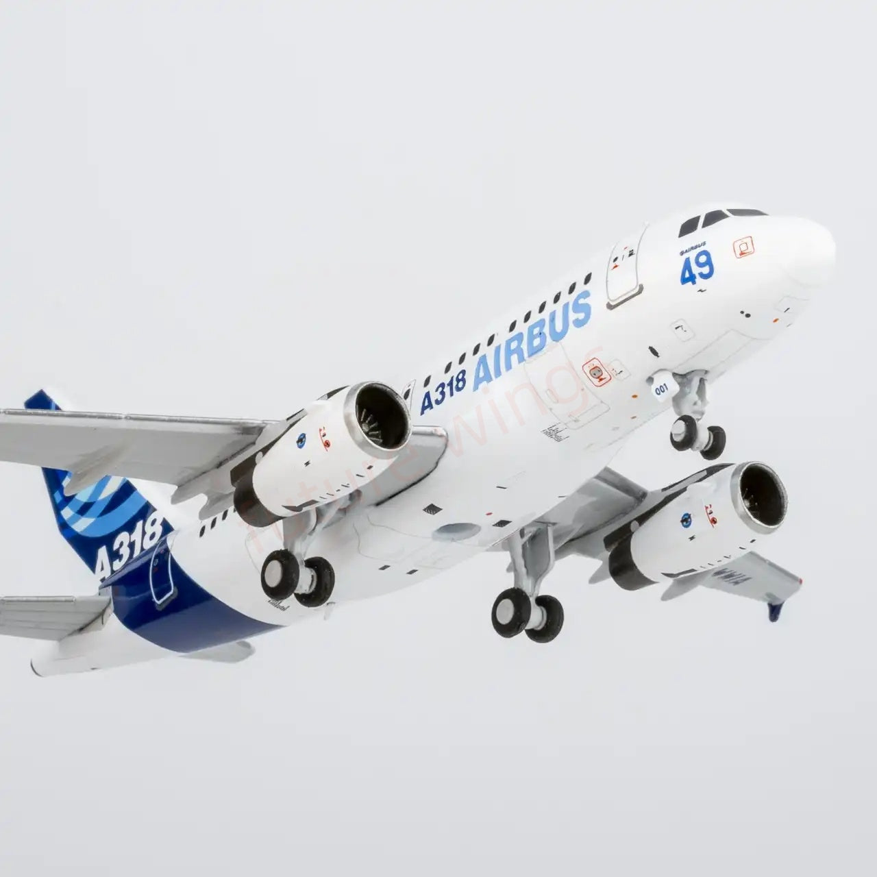 1:400 NG Models NG48033 Airbus A318-100 F-WWIA "No.49"Aircraft Model+Free Tractor