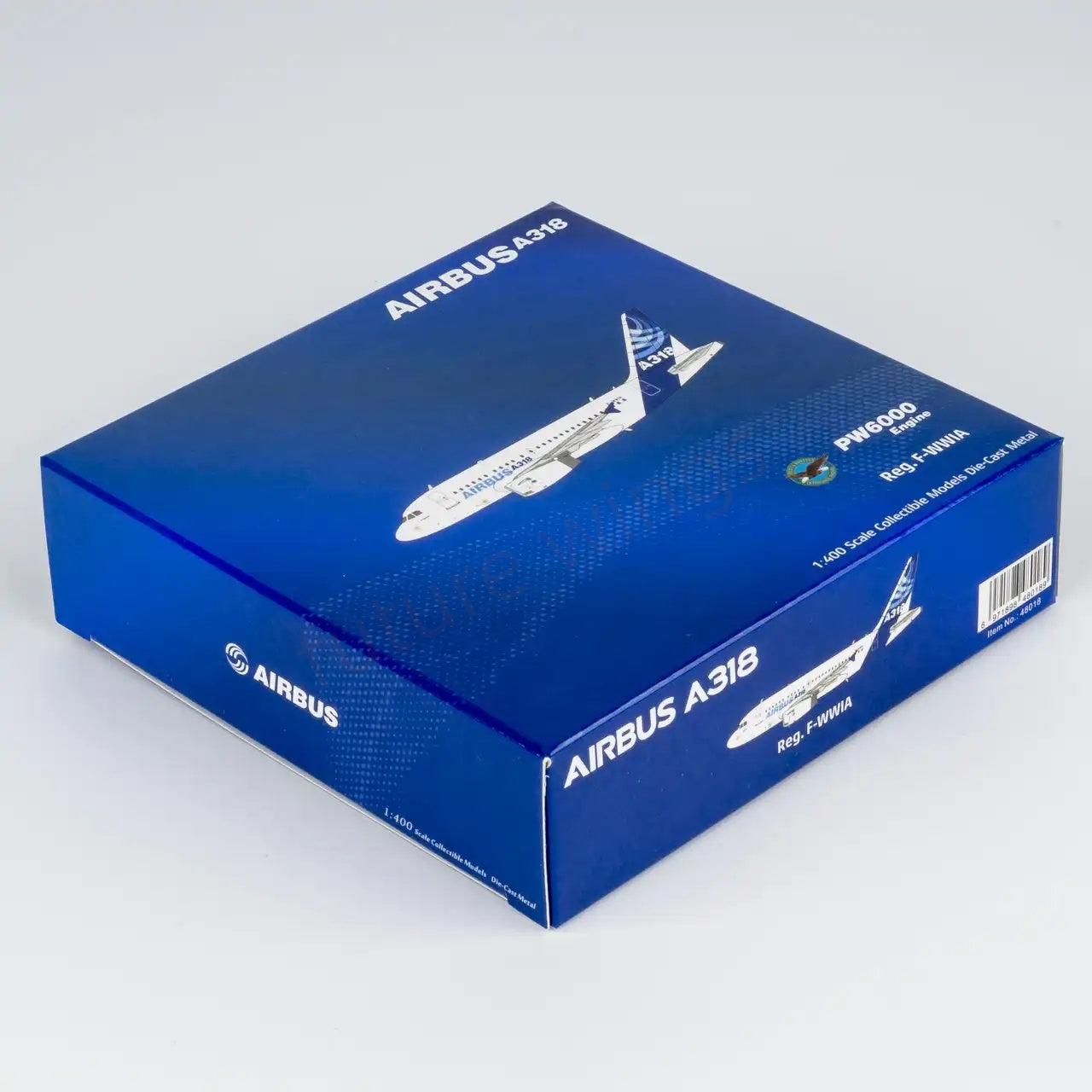 1:400 NG Models NG48018 Airbus A318-100 F-WWIA Aircraft Model+Free Tractor