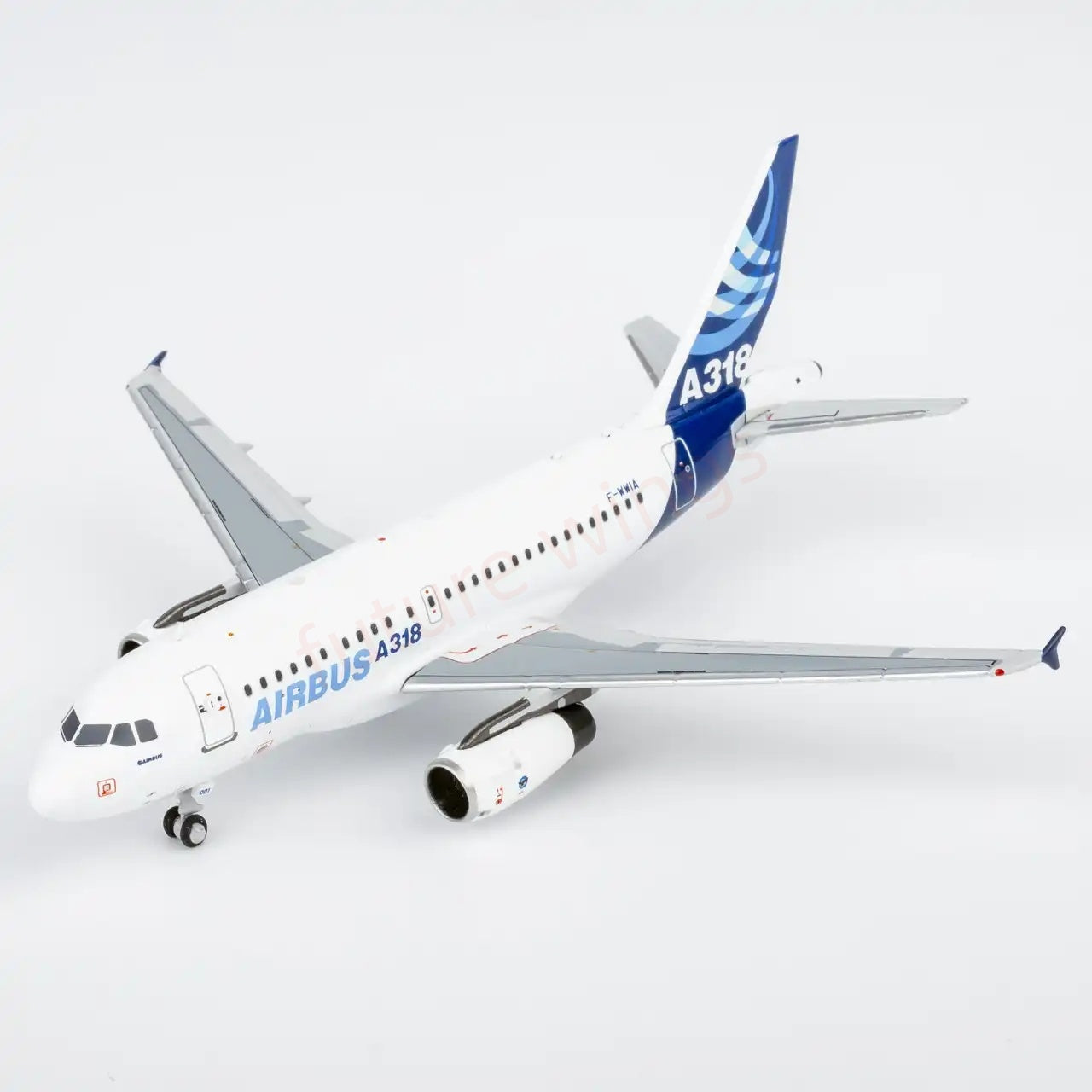 1:400 NG Models NG48018 Airbus A318-100 F-WWIA Aircraft Model+Free Tractor