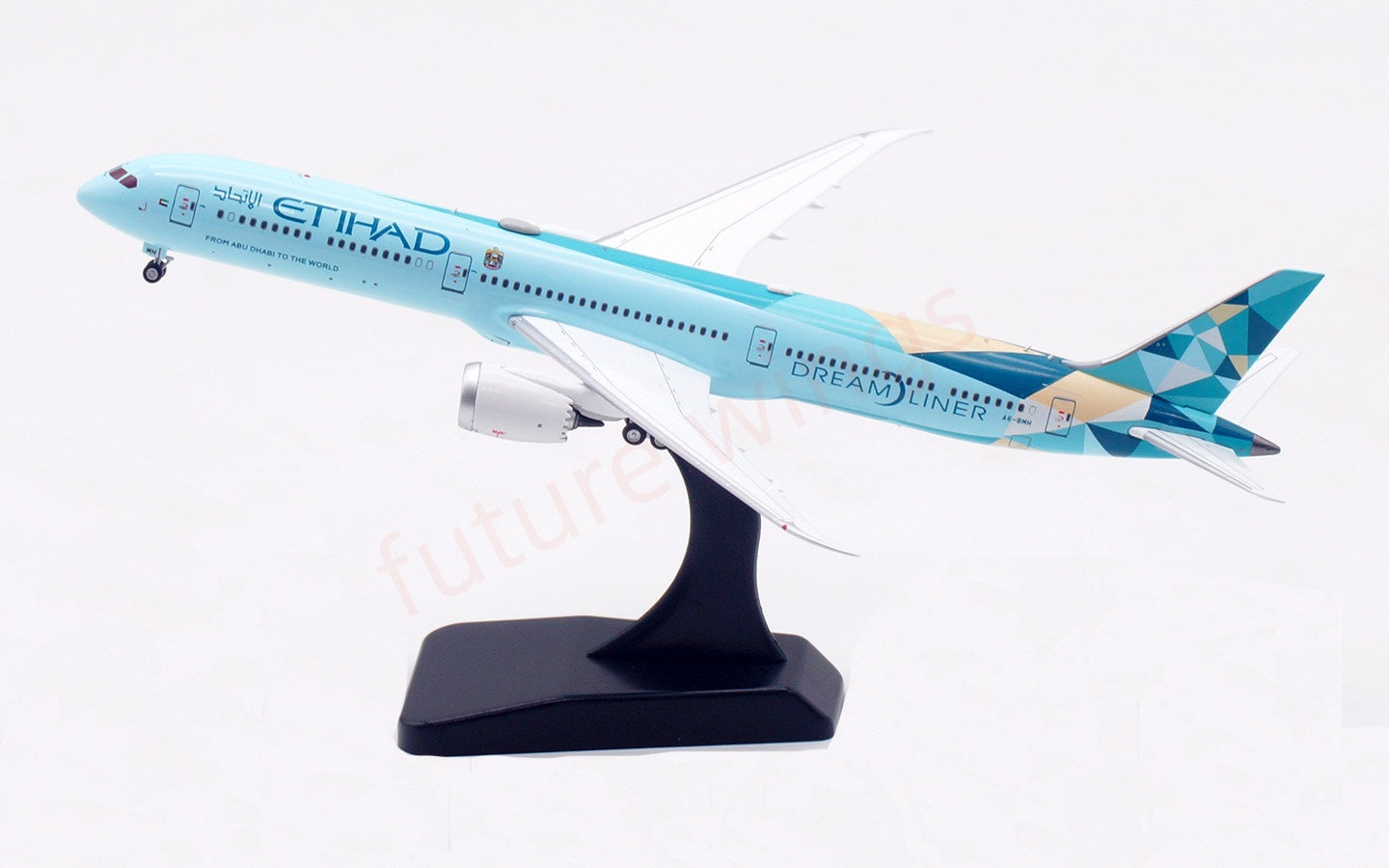 1:400 Aviation400 Etihad Airways B787-10 A6-BMH Aircraft Model Free Tractor+Stand