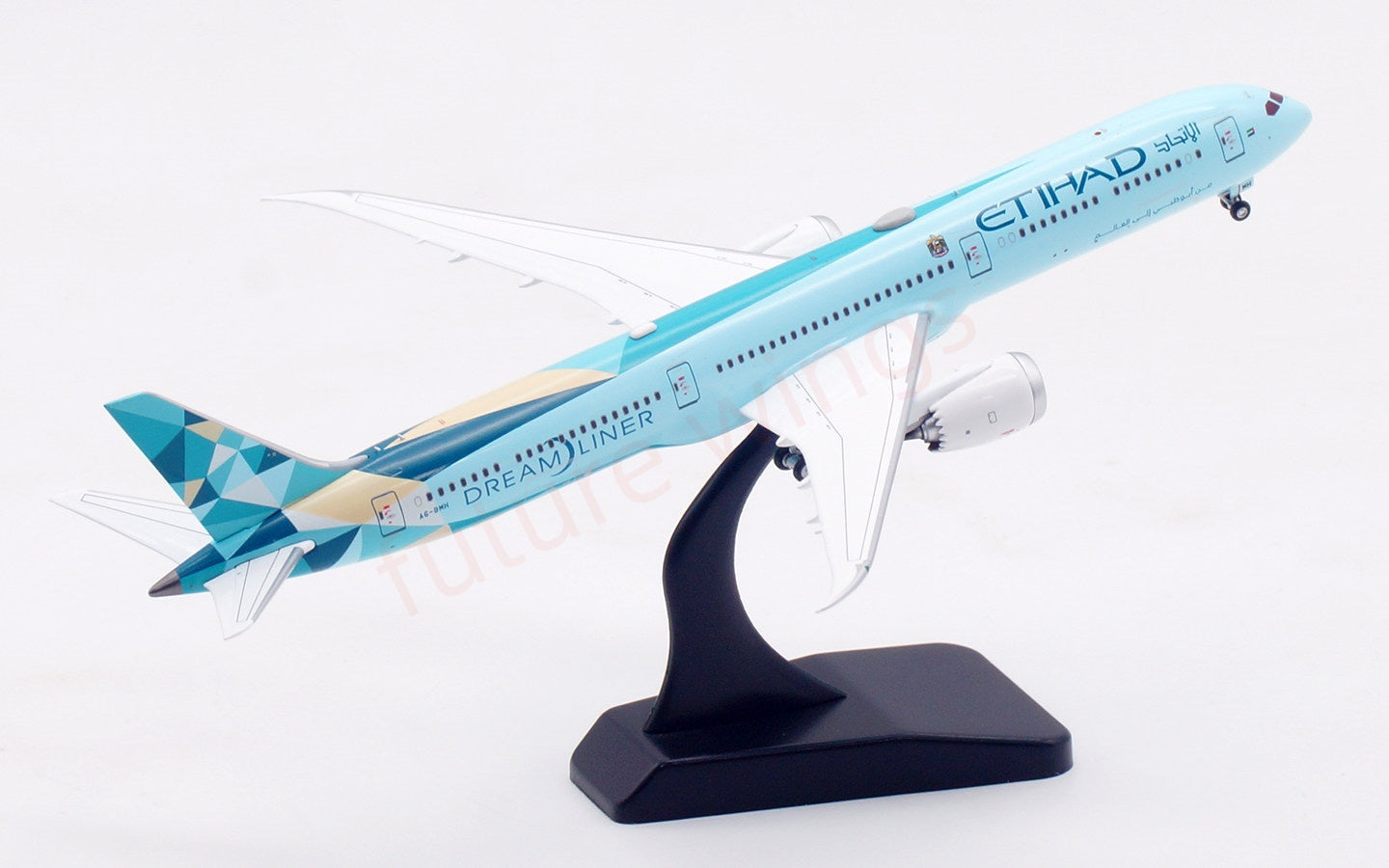 1:400 Aviation400 Etihad Airways B787-10 A6-BMH Aircraft Model Free Tractor+Stand