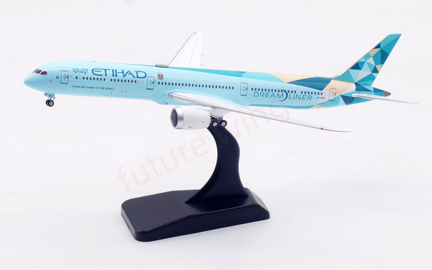 1:400 Aviation400 Etihad Airways B787-10 A6-BMH Aircraft Model Free Tractor+Stand