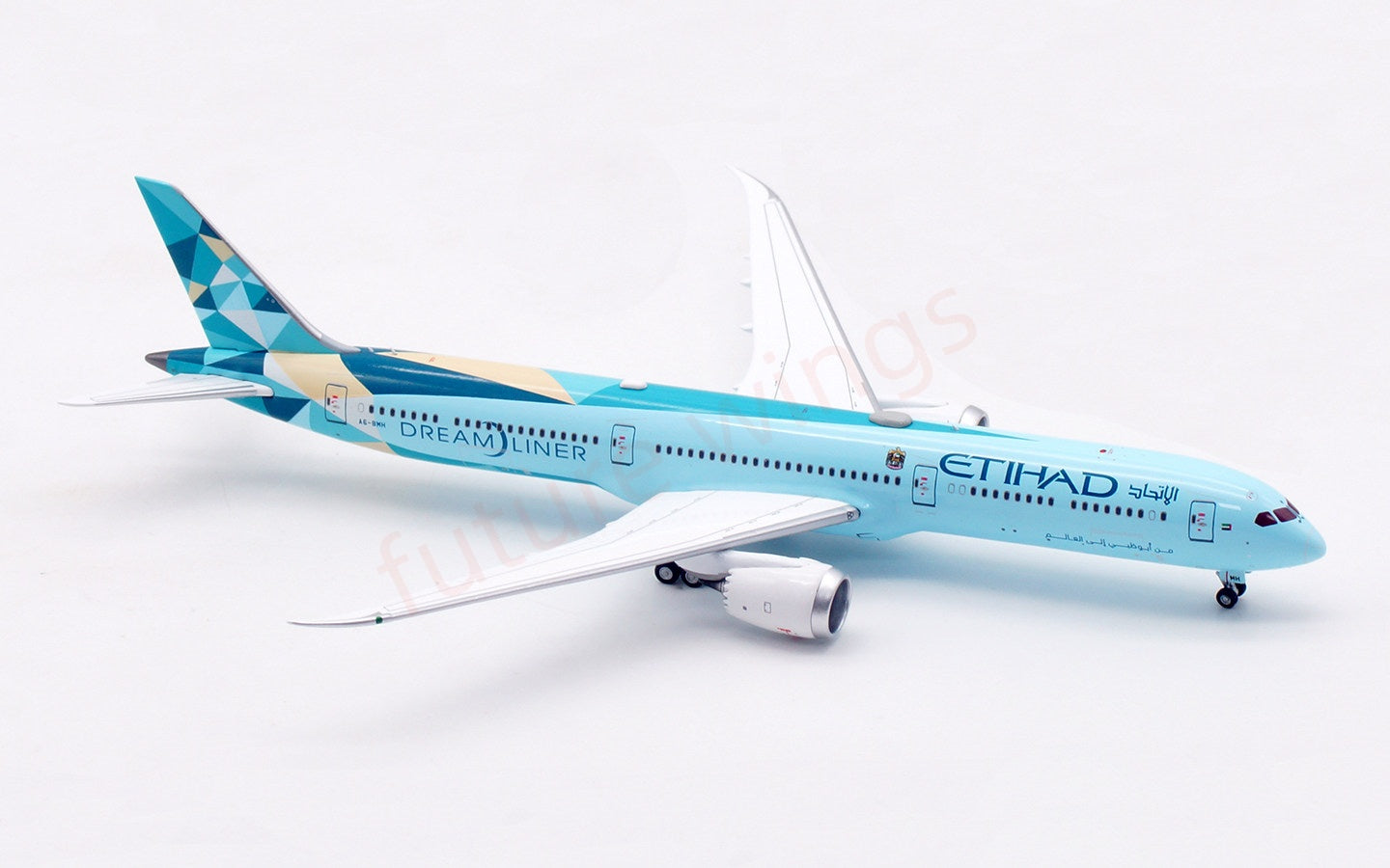 1:400 Aviation400 Etihad Airways B787-10 A6-BMH Aircraft Model Free Tractor+Stand
