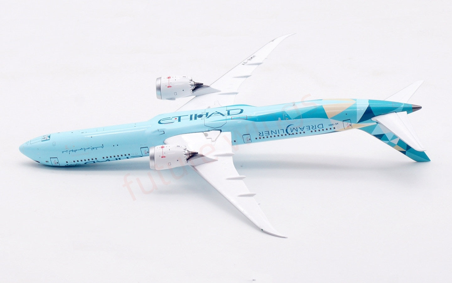 1:400 Aviation400 Etihad Airways B787-10 A6-BMH Aircraft Model Free Tractor+Stand