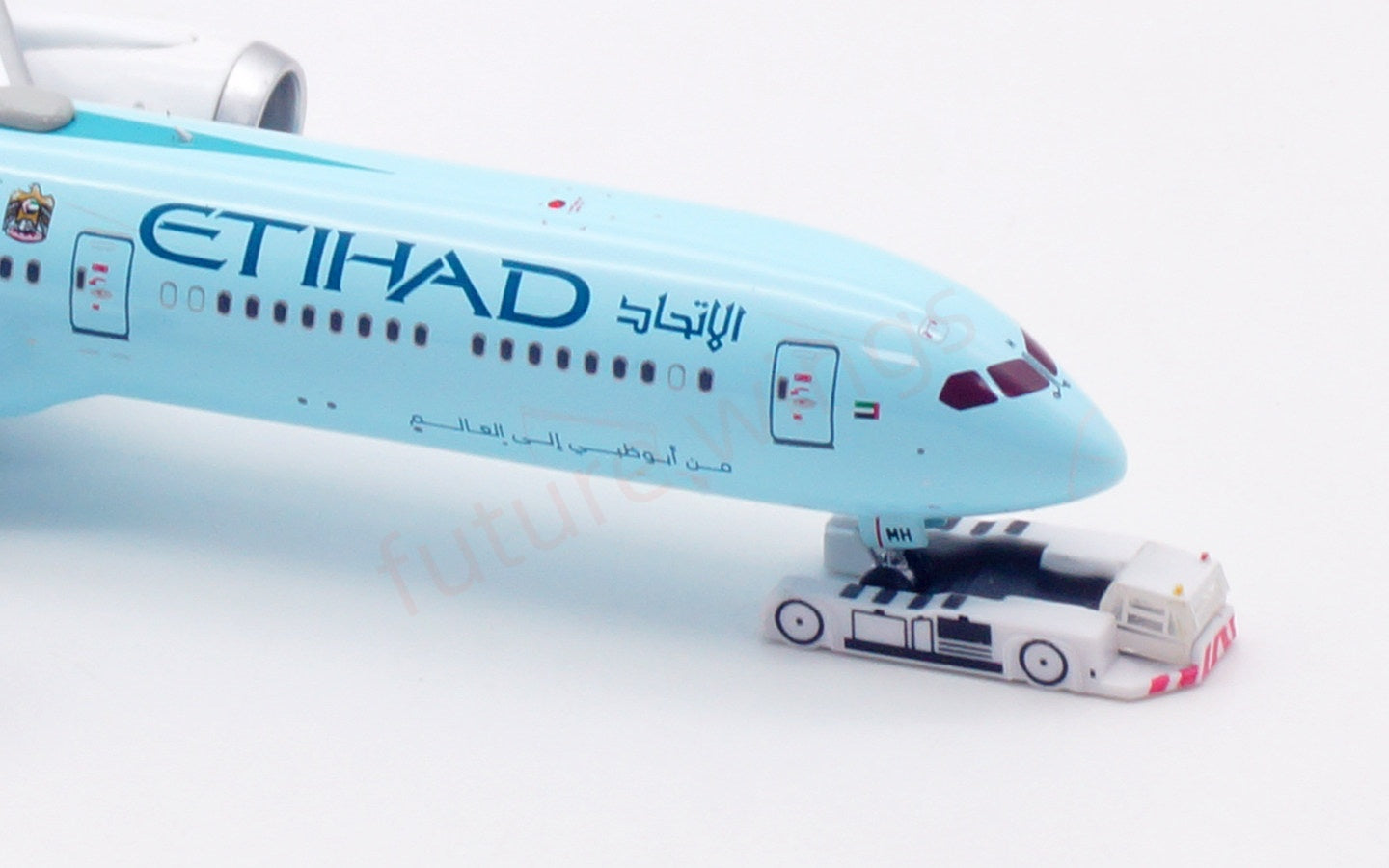 1:400 Aviation400 Etihad Airways B787-10 A6-BMH Aircraft Model Free Tractor+Stand