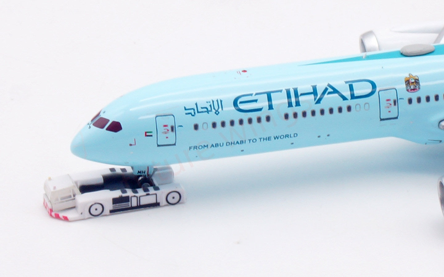1:400 Aviation400 Etihad Airways B787-10 A6-BMH Aircraft Model Free Tractor+Stand